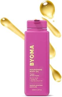 BYOMA Nourishing Body Oil - For All Skin Types - Lightweight, Fast-Absorbing Body Oil with Jojoba & Seabuckthorn - Hydrates, Brightens & Restores Skin Barrier - 6.76 fl oz