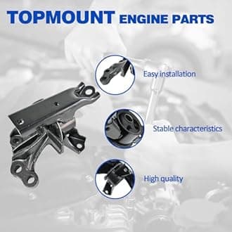 34 4PCS Engine Mount Set, Engine Motor Mount & Center Transmission Mount, Fits for Replace # A5659 A5562 A5618 A5633, TOPMOUNT55