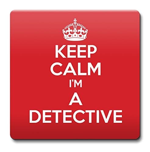 KEEP CALM I'm a Detective Coaster Coffee Cup Gift Idea present jobs