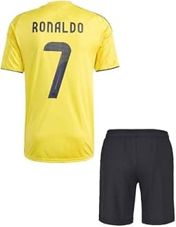 RJM Ronaldo 7 Jersey with Shorts for (Men,Kids,Boys)