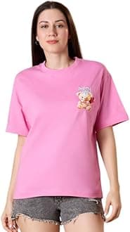 Oversized Graphic Printed Women's Organic Cotton T-Shirt Plus Size