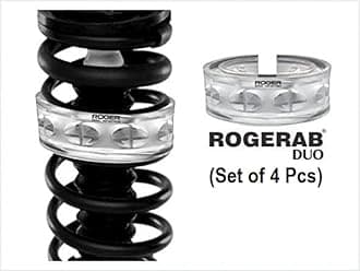 ROGER Rogerab For MARUTI S Cross (BOTH- 4PCS) Coil Spring Buffer Kit For Increasing Car Height, Car Cushioner, Shock Absorber And Stabilizer Suspension Accessories