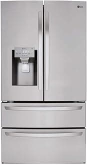 LG LMXS28626S 28 Cu. Ft. Stainless Steel 4-Door French Door Refrigerator