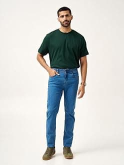 The Pant Project Slim Fit Stretchable Jeans for Men | Mens Denim Cotton Pants | Stylish Ankle Length Jean