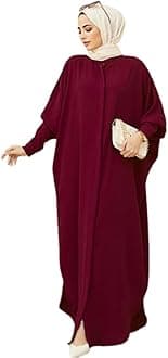 Abayas for Women Muslim Dress Modest Maxi Robe Abaya Kaftan Dresses Eid Prayer Clothes Arabian Islamic Dubai Outfit