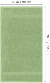 Utopia Towels - Premium Jumbo Bath Sheet (90 x 180 cm, 2 Pack) - 100% Ring Spun Cotton Highly Absorbent and Quick Dry Extra Large Bath Sheet - Super Soft Hotel Quality Towel (Sage Green)
