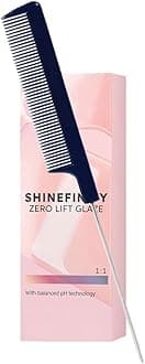 Shinefinity Zero Lift Glaze 07/34 Medium Blonde Gold Red Demi-Permanent Hair Color 2oz and M Hair Designs Tail Comb (Bundle)