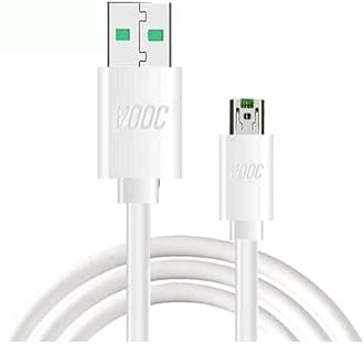 MYVN 5V/4A Compatible Vooc SuperFast Data Sync Charging Cable for Compatible for Oppo F9 F9 pro Oppo F11 Pro & All Oppo Smartphone -White