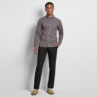 Van Heusen mens Wrinkle Free Long Sleeve Button Down Shirt, Slim Fit, Comfortable Stretch Fabric Wrinkle Free Long Sleeve Button Down Shirt, Slim Fit, Comfortable Stretch Fabric (pack of 1)