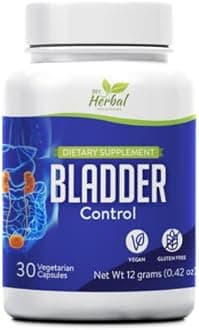 Bladder Control Suppplement, Bladder Support Supplement for Men & Women, Helps Reduce Urinary Leakage, Frequency and Urgency - Natural Herbal Supplement