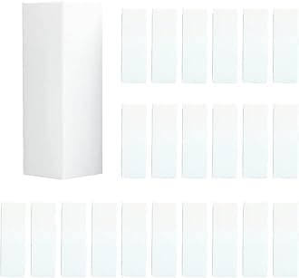 COSIDEA 50 PCS Empty White Lip Gloss Boxes W28 xW28 xH89mm / W1.02xW1.02xH3.5 inch, Cosmetic Perfume/Mascara Box Packaging for Small Business Wholesale, small Kraft Paper Box Luxury Holder Wrapping