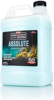 P&S Professional Detail Products Absolute Rinseless Wash – Premium Soap Alternative, Emulsifies Dirt, Softens Water, Safe on Paint, Coatings, Wraps, PPF & Interior Surfaces - 1 Gallon
