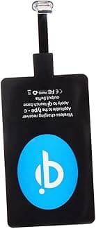 Qi Wireless Charging Charger Receiver Adaptor For LeTV Huawei Type-C | Wireless Charger | Type-C Android Phones | Qi Wireless Charging, Black