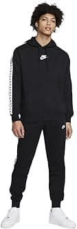 DM6838-010 Men's Tracksuit with Hood Sport Essentials Black