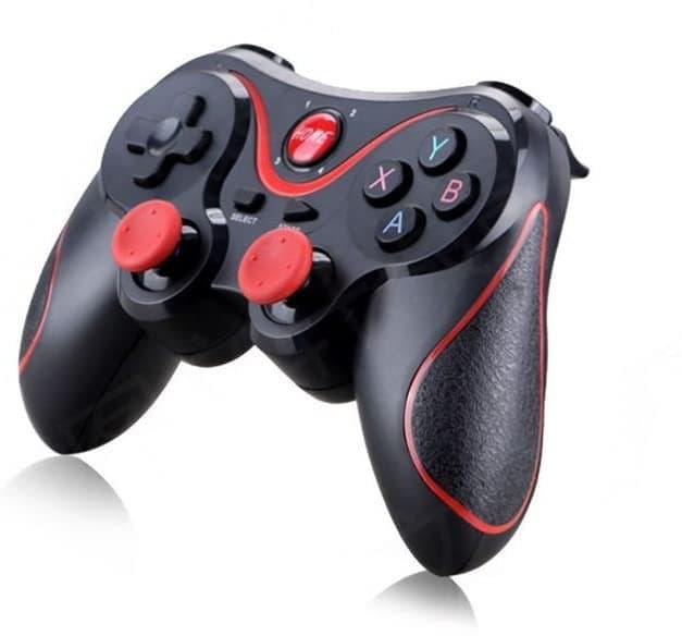 DWH X3 Mobile Wireless Bluetooth Game Controller with Bracket Gamepad Support iOS/Android/Smart T.V./ PC