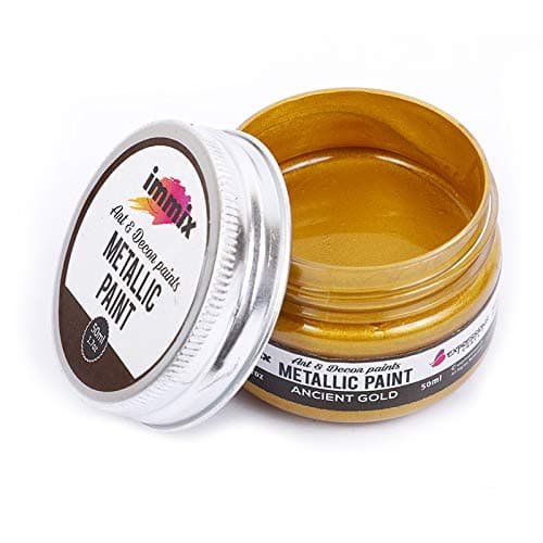 Acrylic Ancient Gold Metallic Paint / 50 Ml.