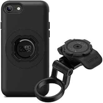 Quad Lock Stem Cap Mount (Adjustable) Bike Kit with iPhone SE (3rd Gen) MAG Phone Case
