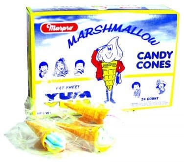 Yum Yum Marshmallow Cone, 24 count box