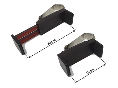 Universal Remote Control Holder Use in House Or Car, Visor and Easy to find,Adjustable to accommodate Different Size remotes 47-70mm