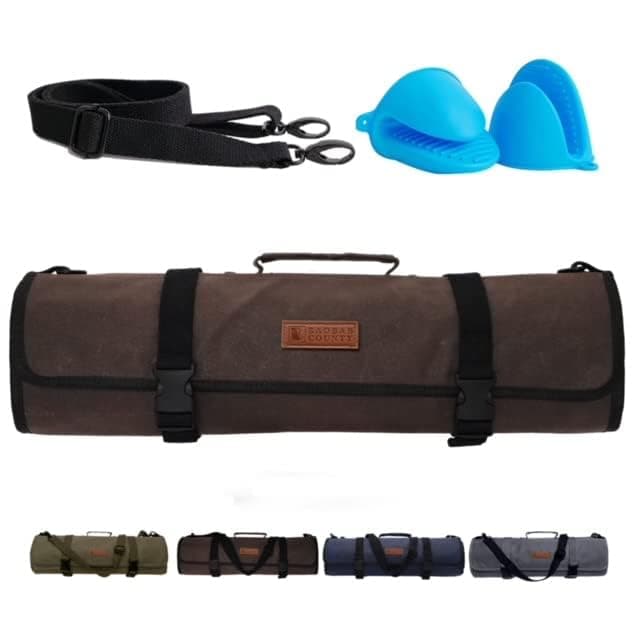 Knife Roll Bag (Brown)