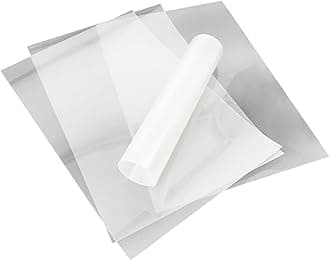 PDMS Film Polydimethylsiloxane Elastomer Film Low Modulus Pure Organic Transparent Silicone Film Sheet 200 x 300mm(0.500mm)