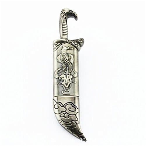 Real Memory 16gb USB Flash Drives Creative Metal Weapons Sword U Disk Gift