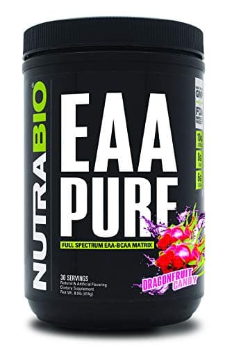 NutraBioEAA Pure - 30 Servings (Dragon Fruit Candy) NO Web
