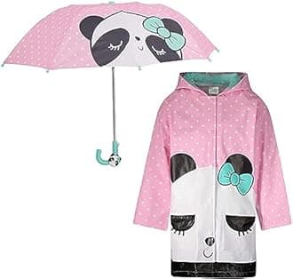 Panda Raincoat and Umbrella set for girls