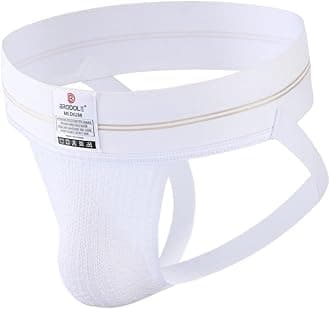 Men's Jockstrap Stretchy Nylon Mesh Pouch Performance Workout Athletic Supporters for Men