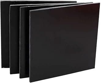 1pcs 0.2~4mm Thick Black Glassfibre Template Board Sheet G10 Epoxy Glass Fiber FR4 Fibreglass Plate 3D For Antistatic (Size : 200MM x 200MM, Color : 0.5mm)