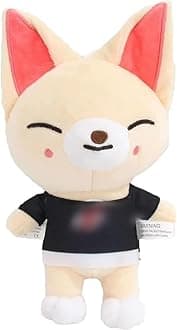 Animals Doll– Soft Stray-K, Husky Doll, Cartoon Animal Game Lovers, 20cm Collectible Gift (Fox)