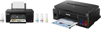 Canon MegaTank G3270 All-in-One Wireless Inkjet Printer. for Home Use, Print, Scan and Copy, Black & G3200 All-in-One Wireless Supertank (MegaTank) Printer| Copier| Scanner