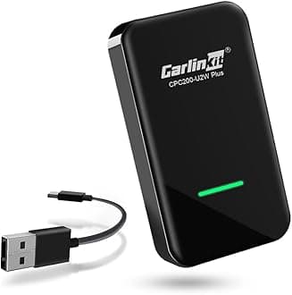 Carlinkit 2023 3.0 Wireless CarPlay Dongle Adapter U2W (Type C Design) for Factory Wired CarPlay Cars, Wireless CarPlay Adapter for iOS Version, Fit for Car from 2022