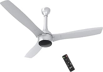 Orient Electric Newly Launched 1200 mm Aeon BLDC PRO, BEE 5-star rated, Anti-Dust Designer Ceiling fan with Remote & 5 yrs Warranty by Orient, Boost mode for High Air Delivery - Platinum Silver