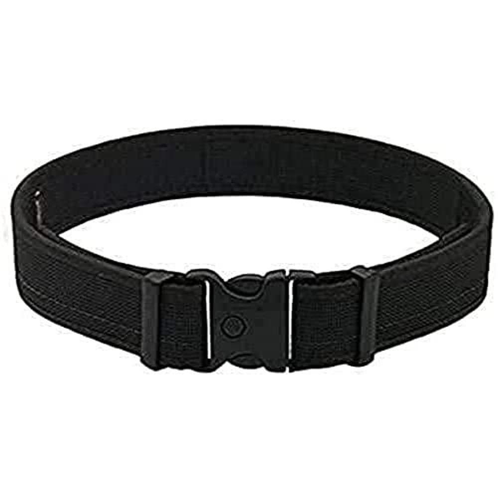 Uncle Mike'sMirage Plain Ultra Duty Belt with Hook and Loop Lining (Large, Black)