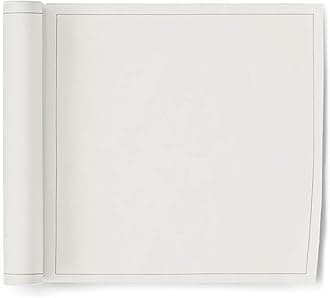 Dinner Napkins 30 x 30 cm / 11.8" x 11.8" - (2 Rolls of 12 Per Roll, Cotton Cream)