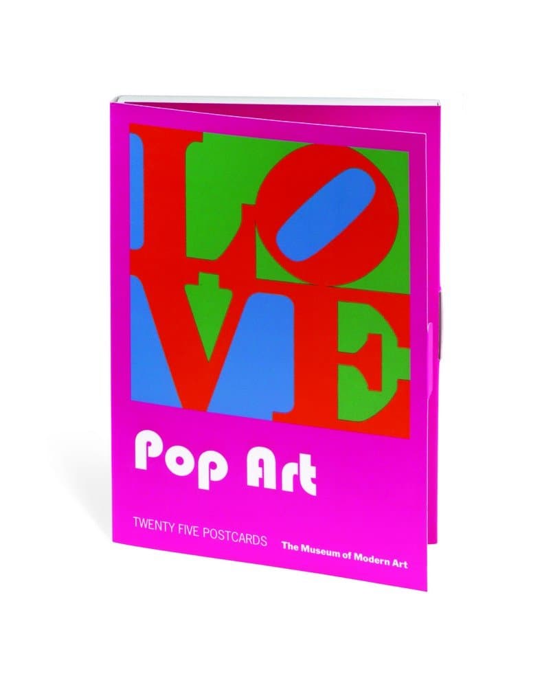 arteum Notebook Postcards – Postcard Book, Pop Art – Multi-Coloured
