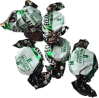 Walkers Mint Chocolate Eclairs Wrapped Toffees Retro Sweet Shop Traditional Old Fashioned Candy (200g)
