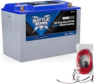 100Ah 12V Smart Heated LiFePO4 Deep Cycle Battery Kit