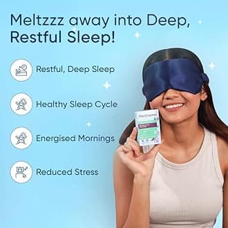 Panchamrit Melatonin 5mg Deep Sleep Supplement –30 Strips | Melting Oral Sleeping Strip with Ayurvedic Herbs, Valerian Root,Chamomile |Fast-Acting,Non-Addictive, No Sugar|Restful Sleep, Anxiety Relief