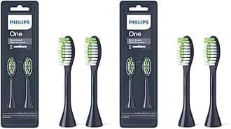 Philips One by Sonicare, 2 Brush Heads, Midnight Navy Blue, BH1022/04 (Pack of 2)