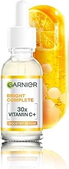 Garnier Vitamin C + Face Serum for Skin Brightening & Anti-Dark Spots|100X Stronger than Vit C |2% Niacinamide 0.5% Salicylic Acid/BHA |Suitable for Oily, Dry, Sensitive Skin |For Men & Women 30ml
