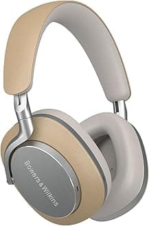 PX8 Flagship Noise Cancelling Wireless Over Ear Headphones with Bluetooth 5.0 & Quick Charge, 30 Hours of High-Resolution Playback and Built-In Microphone - Tan