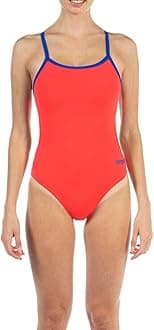 ArenaWomen's Team Painted Stripes Challenge Back MaxLife One Piece Swimsuit One Piece Swimsuit