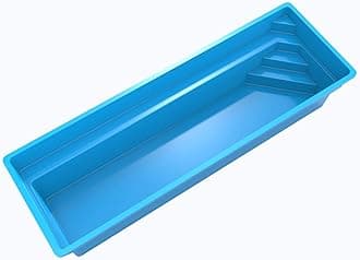 Fiberglass Pools Inground Pools - Excellence Prefab Pools with 10 Styles and Customization Options (19.68'×6.56'×3.93')