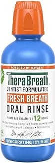 TheraBreath16 Fl Oz, ICY Mint Flavor Fresh Breath Mouthwash 16 Fl Oz Pack of 1