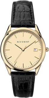 Accurist Men's Quartz Leather Strap Watch (25JIE16)