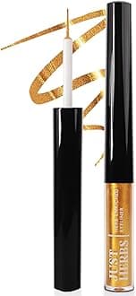 Just Herbs Eyeliner Waterproof and Smudge Proof, Long Lasting Eyeliners 2.5g (Golden Hour)
