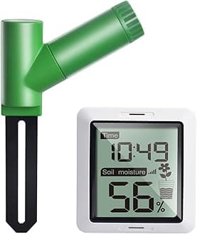 WH0291 Soil Moisture Tester Plant Soil Moisture Sensor Meter with Digital LCD Display for Garden Lawn Potted Plant Care Indoor Outdoor