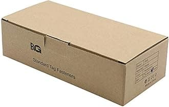 PAG 1" Standard Tagging Gun Fasteners Tag Barbs Attachments for All Standard Price Tag Gun, 5000pcs - 50pcs/Clip, Clear